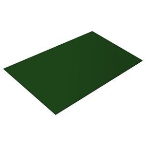Лист с полимерным покрытием 0,4 RAL 6005 (зеленый мох) 2,5м с защитной пленкой